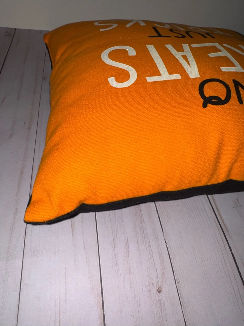 Reversible Halloween pillow